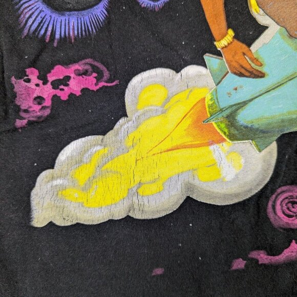 Takeoff The Migos Last Rocket Graphic Rap Band Tee Black T-Shirt Mens medium - Picture 3 of 7